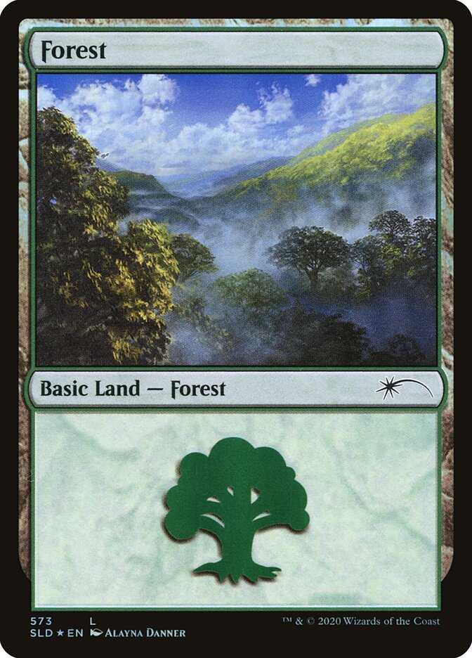 Forest (Lands) (573) [Secret Lair Drop Promos] | Exor Games Summserside