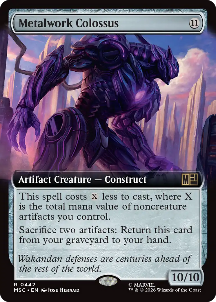 Metalwork Colossus (Extended Art) [Marvel Super Heroes Commander] | Exor Games Summserside