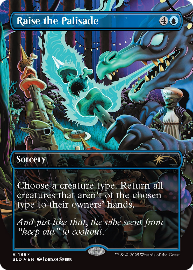 Raise the Palisade (Double Rainbow Foil) [Secret Lair Drop Series] | Exor Games Summserside