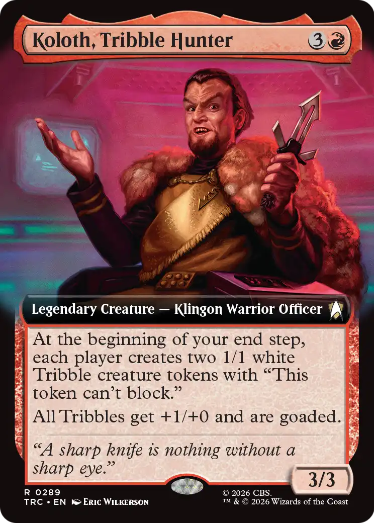 Koloth, Tribble Hunter (Extended Art) [Star Trek] | Exor Games Summserside