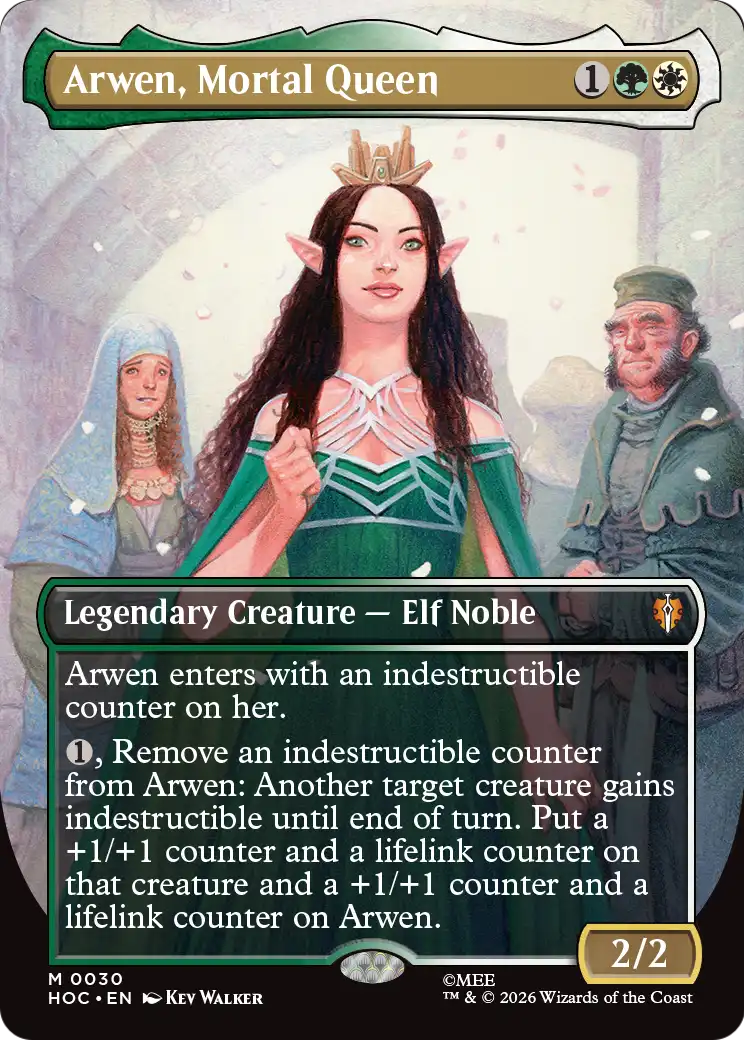 Arwen, Mortal Queen (Borderless) [The Hobbit: Eternal-Legal] | Exor Games Summserside