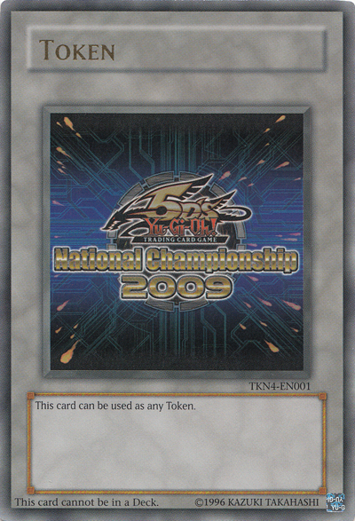 Yu-Gi-Oh 5D's 2009 National Championship Token [TKN4-EN001] Ultra Rare | Exor Games Summserside