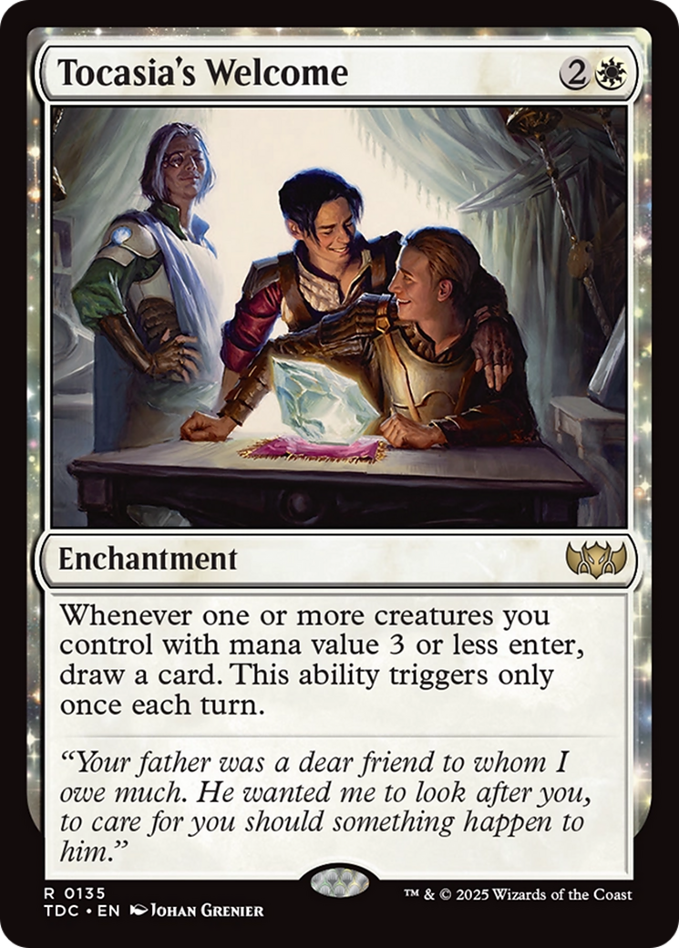 Tocasia's Welcome [Tarkir: Dragonstorm Commander] | Exor Games Summserside