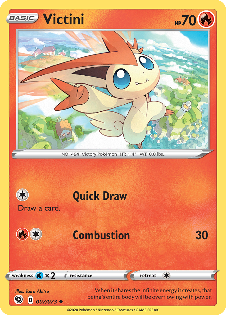 Victini (007/073) [Sword & Shield: Champion's Path] | Exor Games Summserside