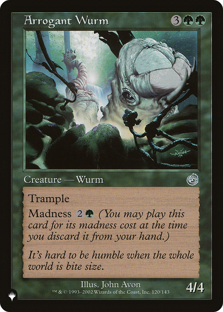 Arrogant Wurm [The List Reprints] | Exor Games Summserside