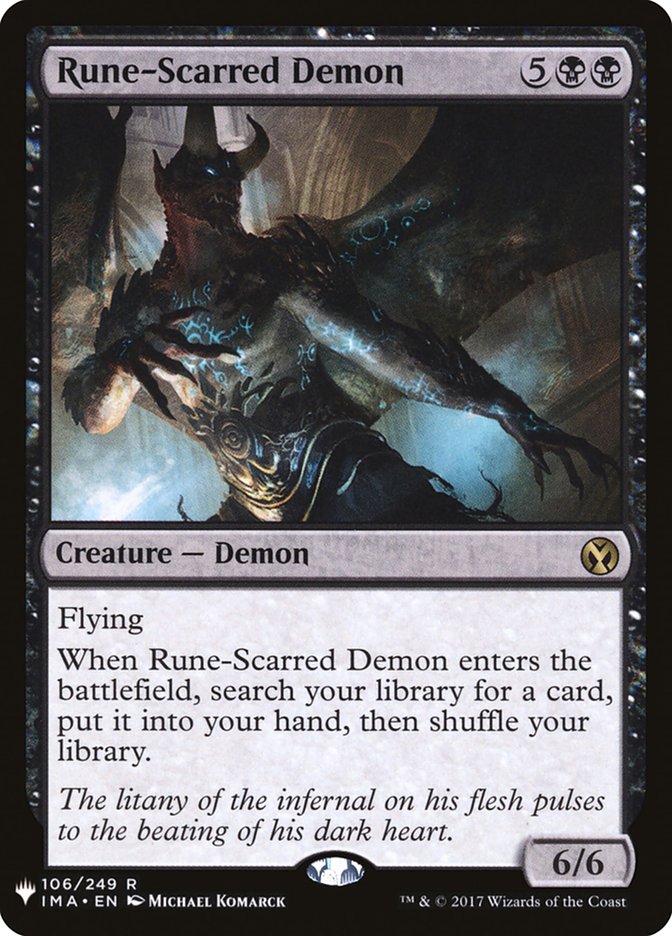 Rune-Scarred Demon [Mystery Booster] | Exor Games Summserside