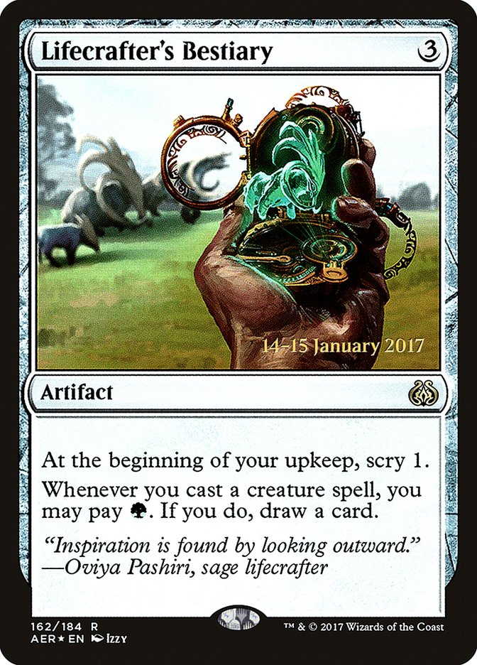 Lifecrafter's Bestiary [Aether Revolt Prerelease Promos] | Exor Games Summserside