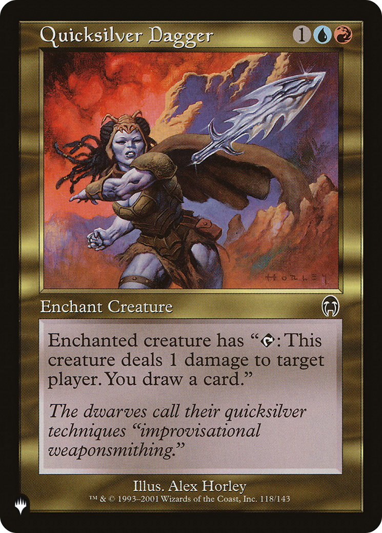 Quicksilver Dagger [The List] | Exor Games Summserside