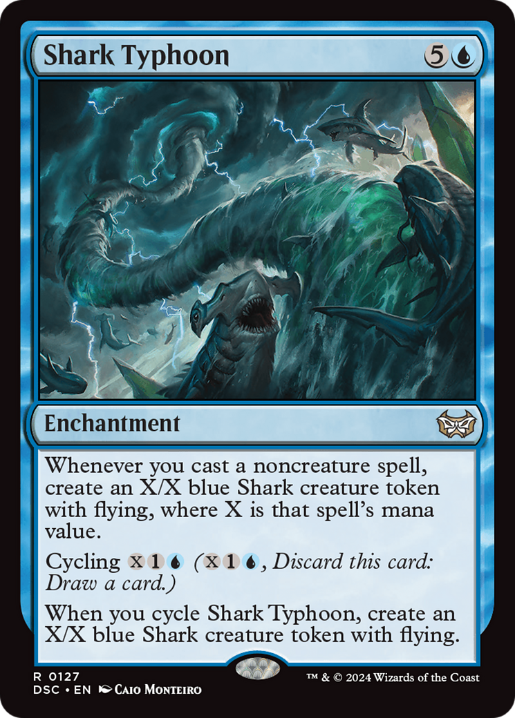 Shark Typhoon [Duskmourn: House of Horror Commander] | Exor Games Summserside