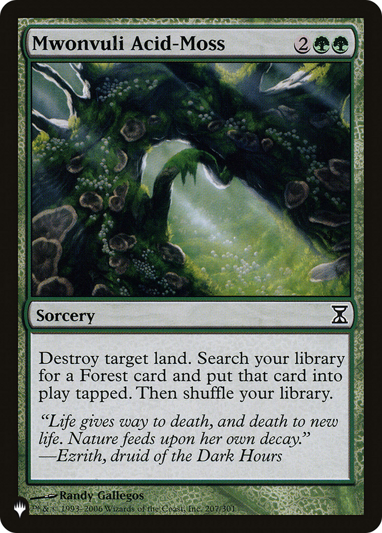 Mwonvuli Acid-Moss [The List] | Exor Games Summserside