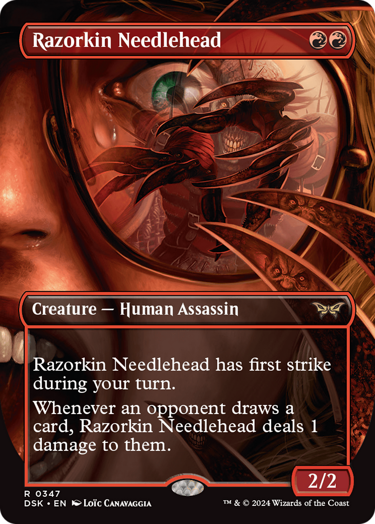 Razorkin Needlehead (Borderless) [Duskmourn: House of Horror] | Exor Games Summserside