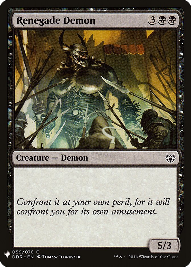 Renegade Demon [Mystery Booster] | Exor Games Summserside