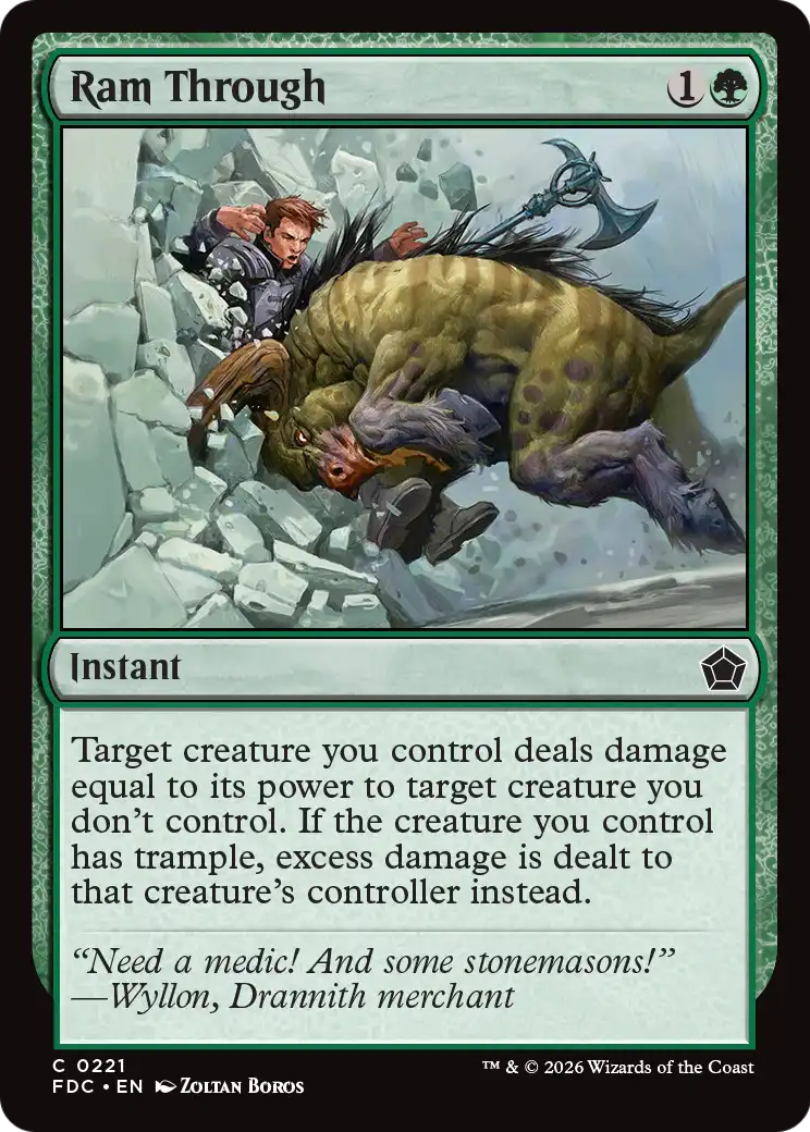 Ram Through [Foundations Commander] | Exor Games Summserside