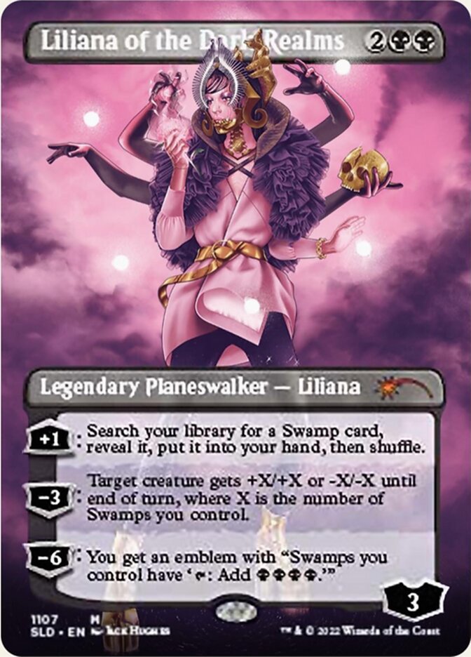 Liliana of the Dark Realms (Borderless) [Secret Lair Drop Series] | Exor Games Summserside