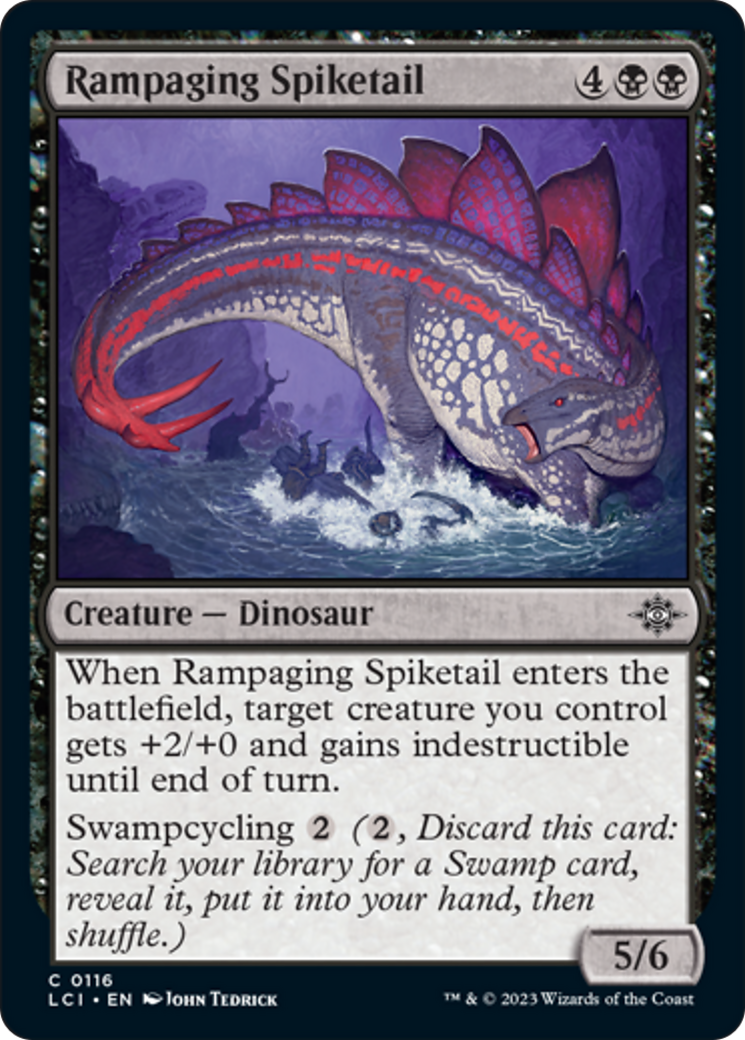 Rampaging Spiketail [The Lost Caverns of Ixalan] | Exor Games Summserside