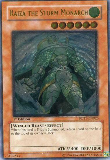 Raiza the Storm Monarch [FOTB-EN026] Ultimate Rare | Exor Games Summserside