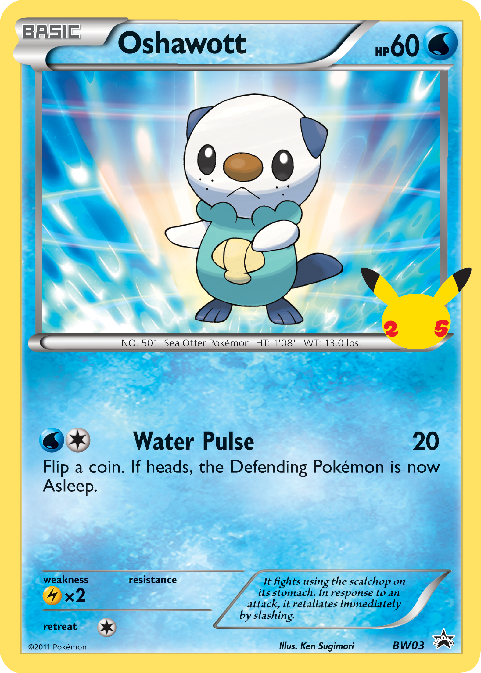 Oshawott (BW03) (Jumbo Card) [First Partner Pack] | Exor Games Summserside