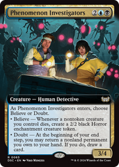 Phenomenon Investigators (Extended Art) [Duskmourn: House of Horror Commander] | Exor Games Summserside