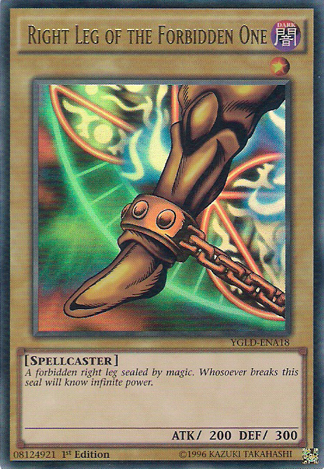 Right Leg of the Forbidden One [YGLD-ENA18] Ultra Rare | Exor Games Summserside