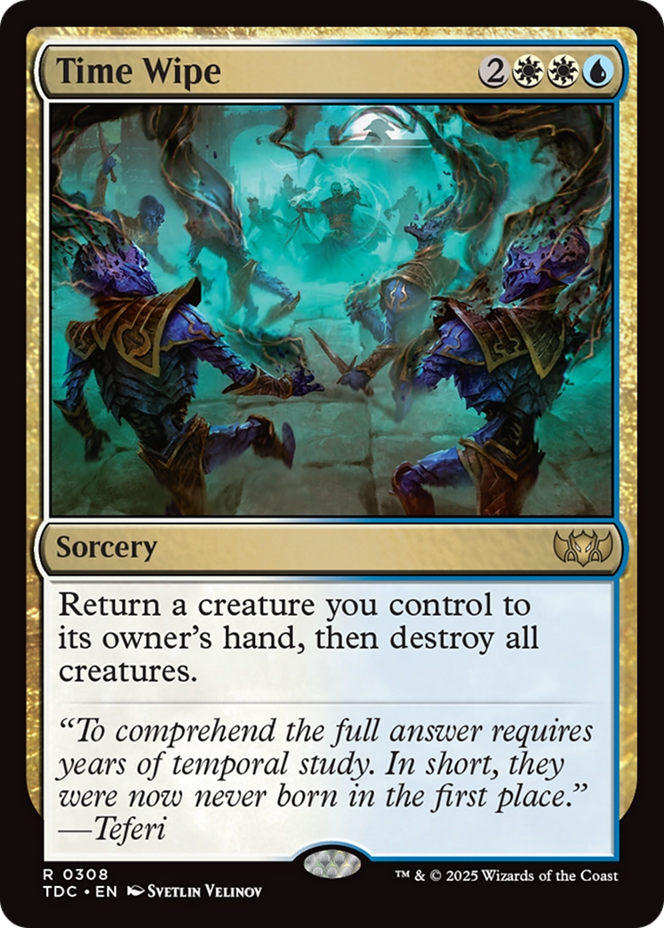 Time Wipe [Tarkir: Dragonstorm Commander] | Exor Games Summserside