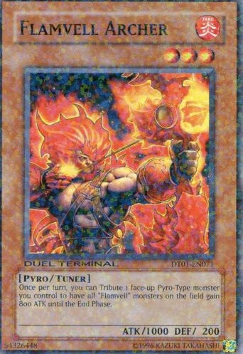 Flamvell Archer [DT01-EN071] Common | Exor Games Summserside