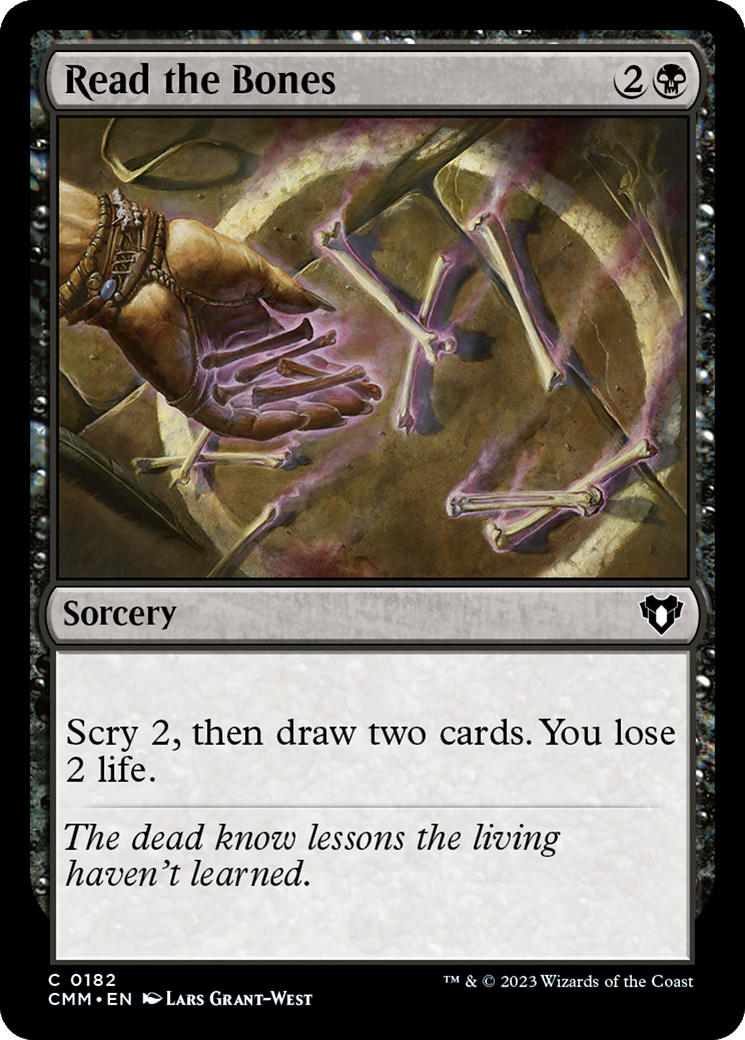 Read the Bones [Commander Masters] | Exor Games Summserside