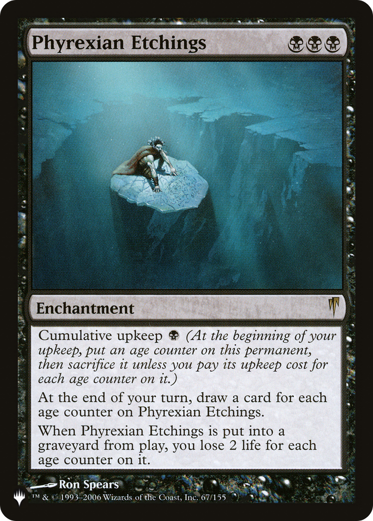 Phyrexian Etchings [The List] | Exor Games Summserside
