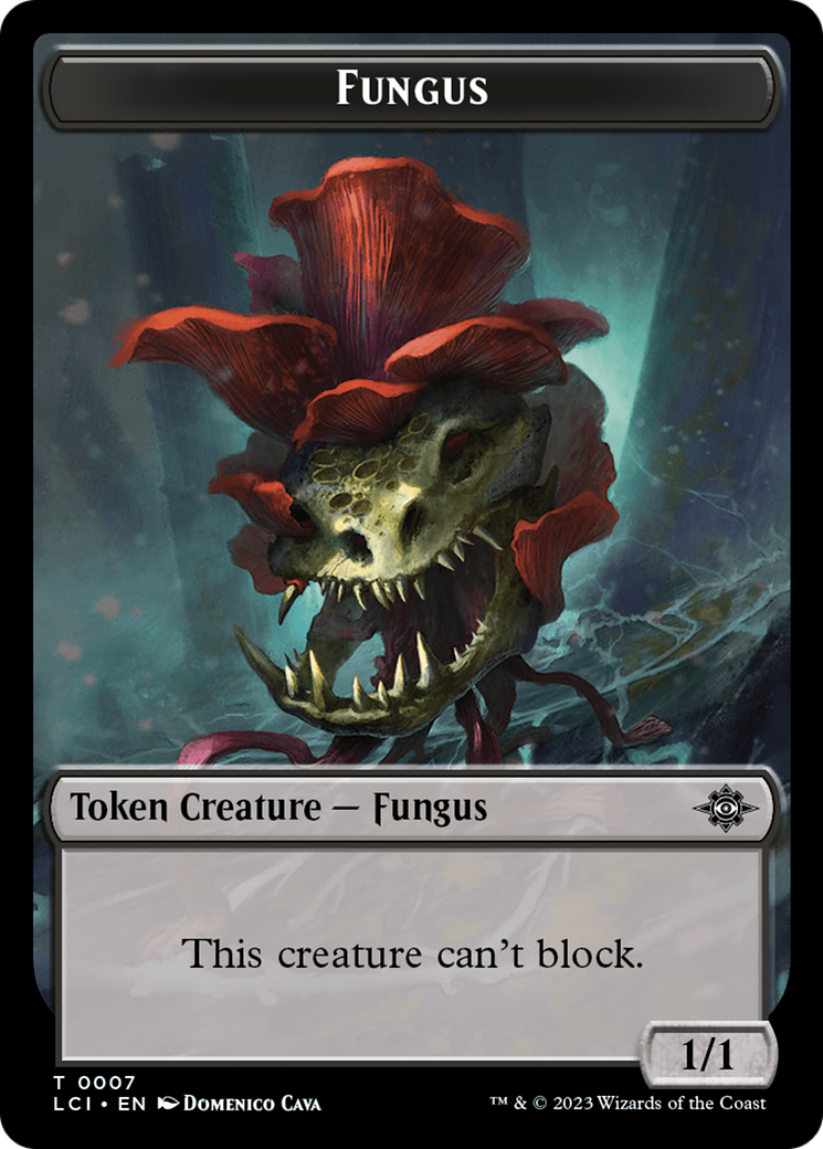 Copy // Fungus Double-Sided Token [The Lost Caverns of Ixalan Tokens] | Exor Games Summserside