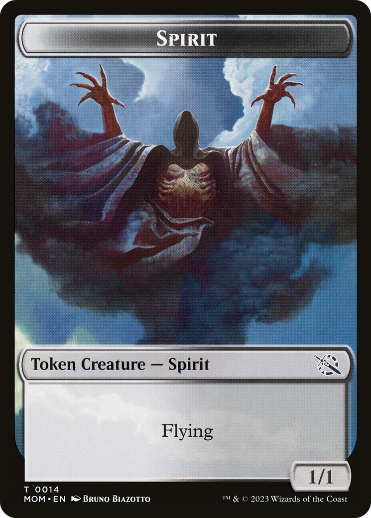 Phyrexian Myr // Spirit (14) Double-Sided Token [March of the Machine Tokens] | Exor Games Summserside