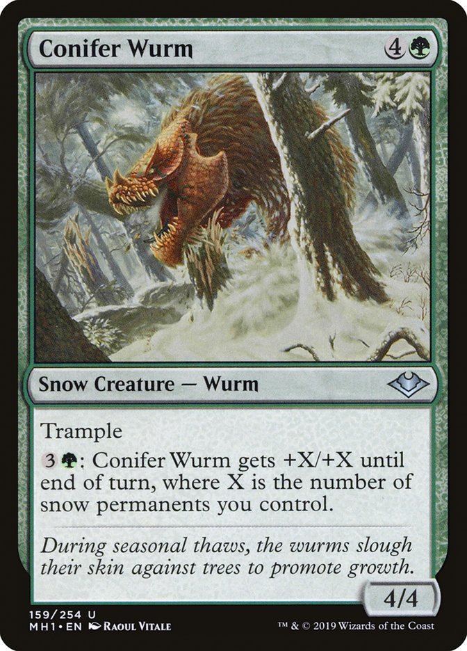 Conifer Wurm [Modern Horizons] | Exor Games Summserside