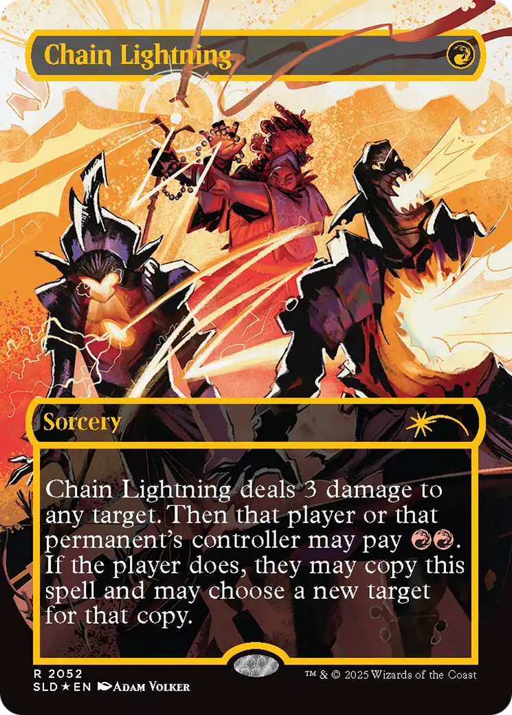 Chain Lightning (2047) (Raised Foil) [Secret Lair Drop Series] | Exor Games Summserside