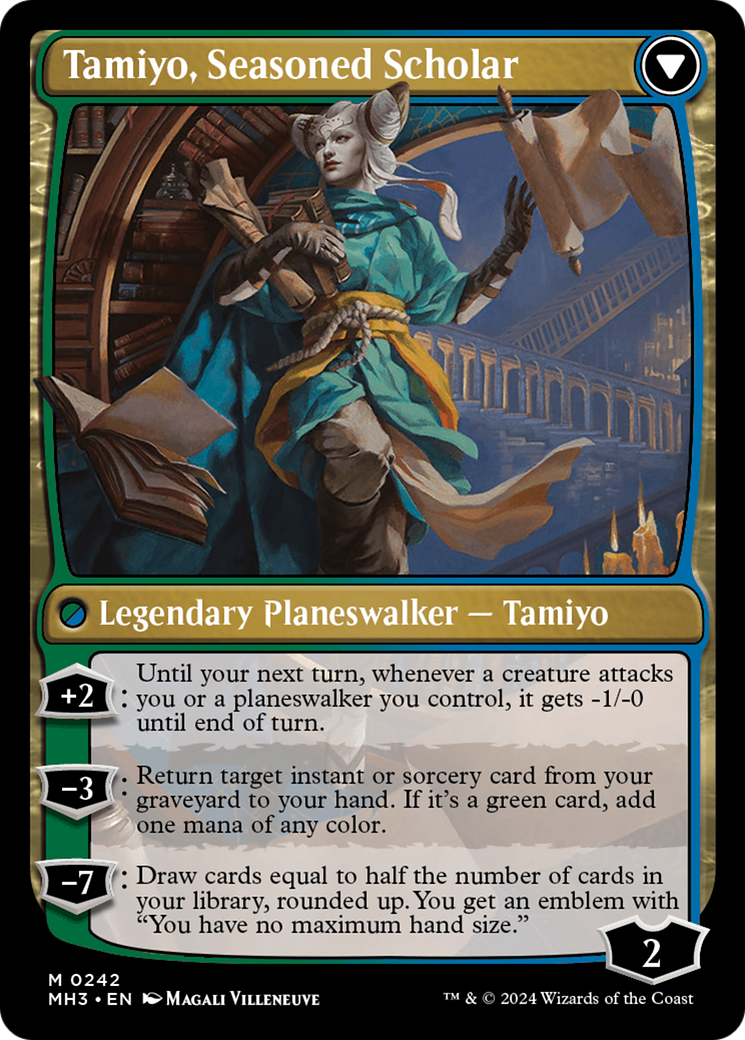 Tamiyo, Inquisitive Student // Tamiyo, Seasoned Scholar [Modern Horizons 3] | Exor Games Summserside