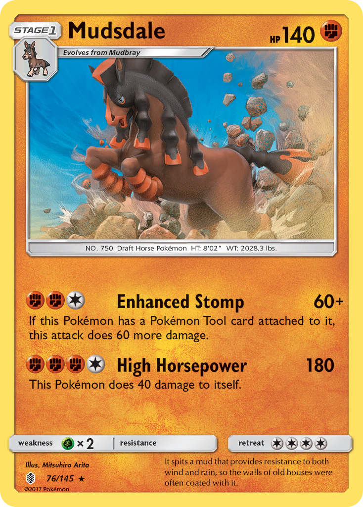 Mudsdale (76/145) [Sun & Moon: Guardians Rising] | Exor Games Summserside