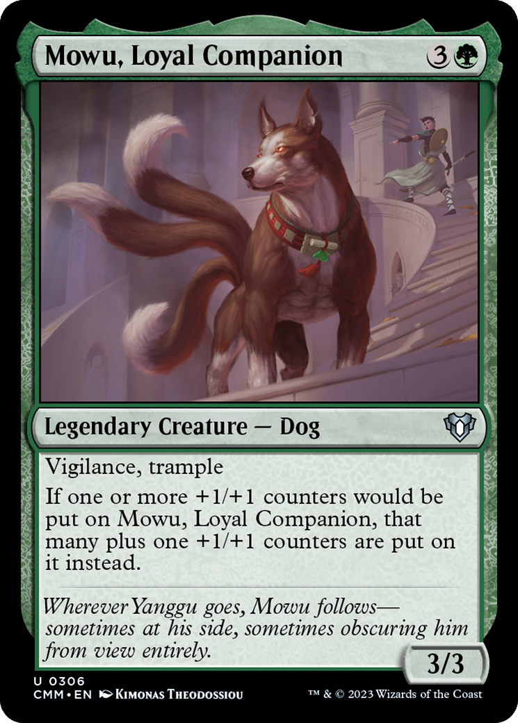 Mowu, Loyal Companion [Commander Masters] | Exor Games Summserside