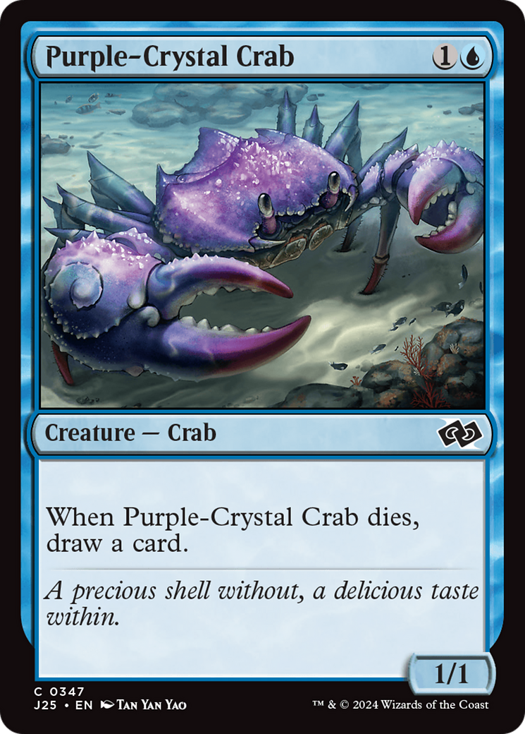 Purple-Crystal Crab [Foundations Jumpstart] | Exor Games Summserside