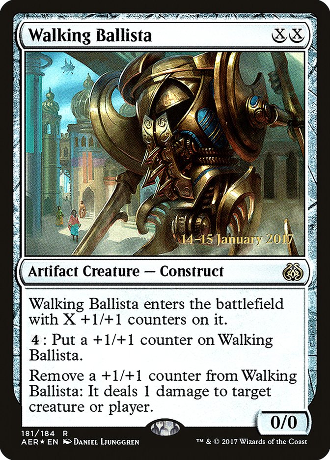 Walking Ballista [Aether Revolt Prerelease Promos] | Exor Games Summserside