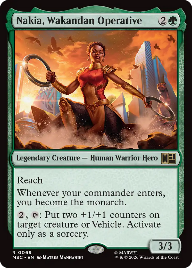 Nakia, Wakandan Operative (Surge Foil) [Marvel Super Heroes Commander] | Exor Games Summserside
