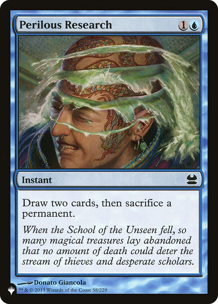 Perilous Research [The List] | Exor Games Summserside