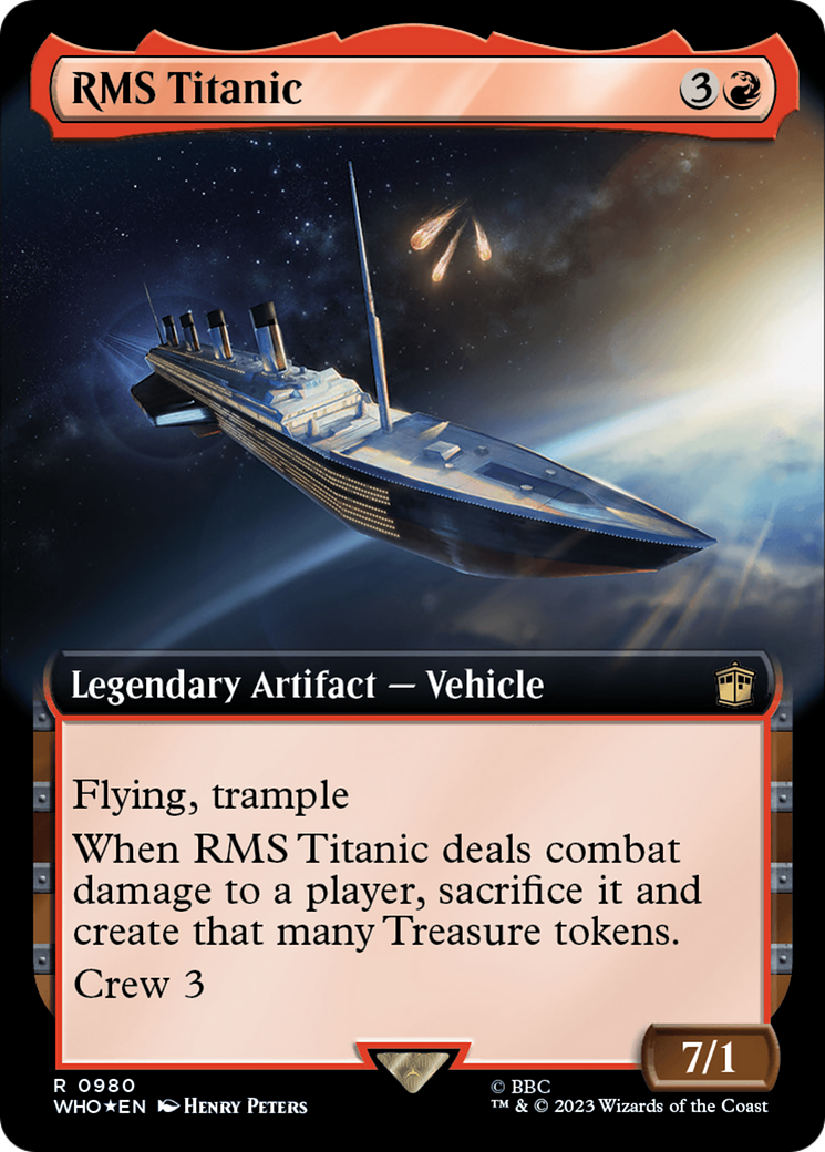 RMS Titanic (Extended Art) (Surge Foil) [Doctor Who] | Exor Games Summserside