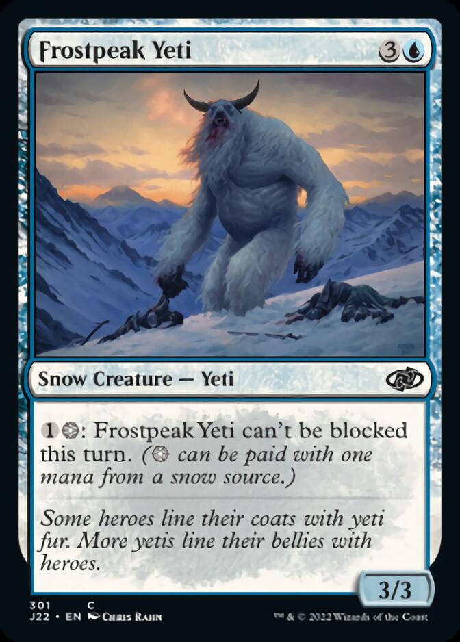Frostpeak Yeti [Jumpstart 2022] | Exor Games Summserside