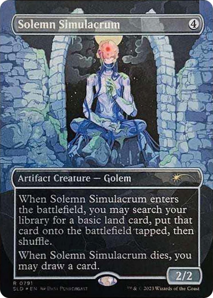 Solemn Simulacrum (0791) (Galaxy Foil) [Secret Lair Drop Series] | Exor Games Summserside