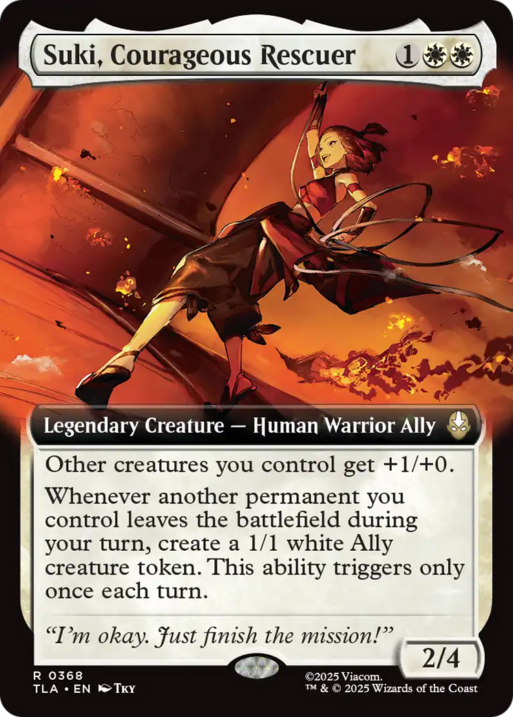 Suki, Courageous Rescuer (Extended Art) [Avatar: The Last Airbender] | Exor Games Summserside