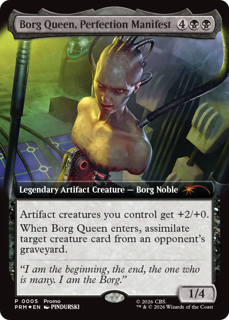 Borg Queen, Perfection Manifest (Extended Art) [Star Trek Promos] | Exor Games Summserside