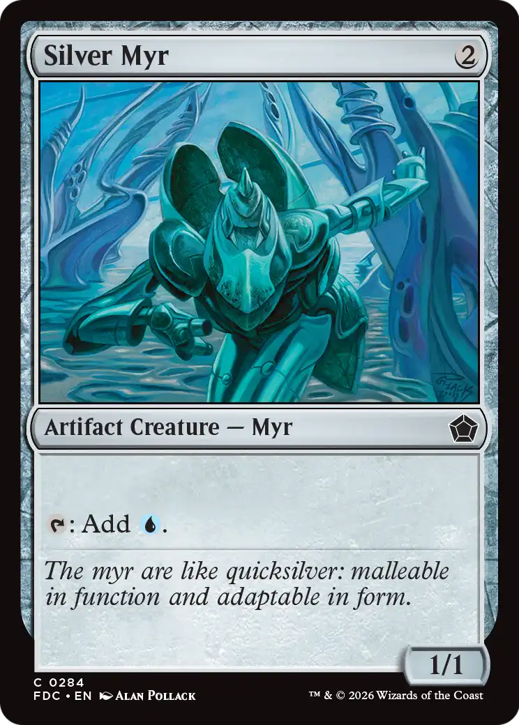 Silver Myr [Foundations Commander] | Exor Games Summserside
