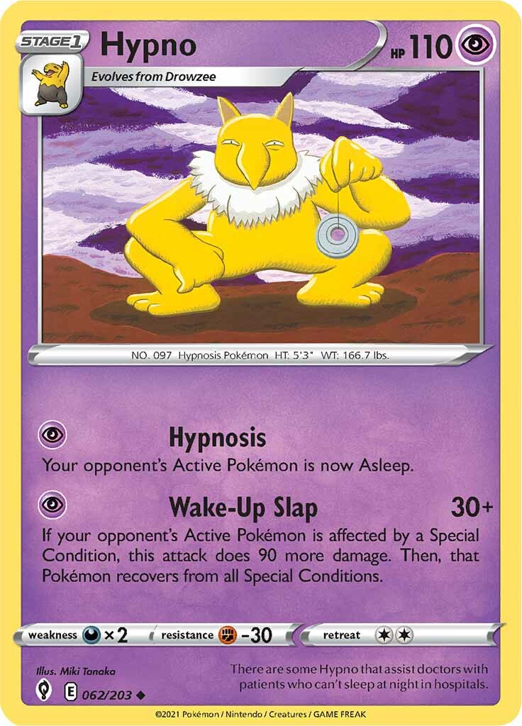 Hypno (062/203) [Sword & Shield: Evolving Skies] | Exor Games Summserside