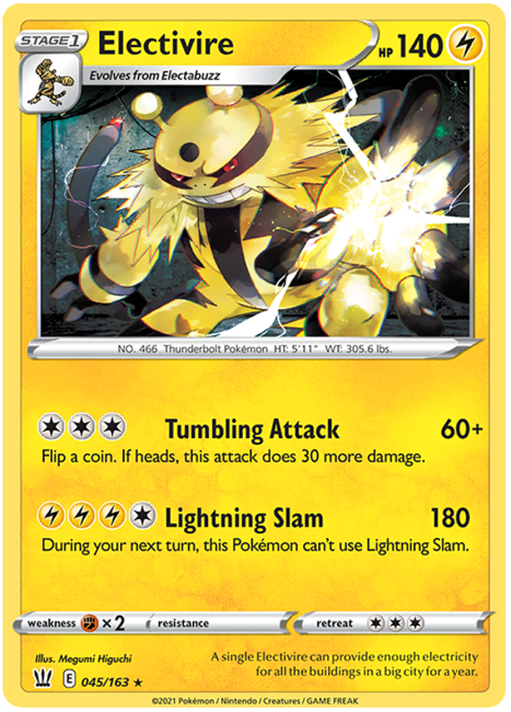 Electivire (045/163) [Sword & Shield: Battle Styles] | Exor Games Summserside