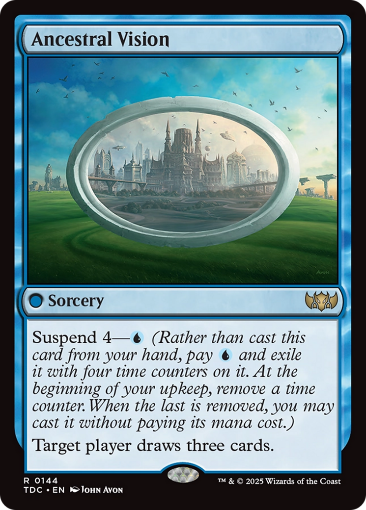 Ancestral Vision [Tarkir: Dragonstorm Commander] | Exor Games Summserside