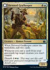 Devoted Grafkeeper // Departed Soulkeeper [Innistrad: Midnight Hunt] | Exor Games Summserside