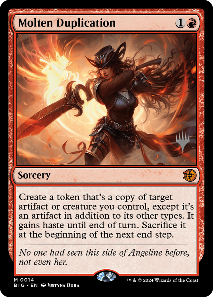 Molten Duplication [Outlaws of Thunder Junction: The Big Score Promos] | Exor Games Summserside