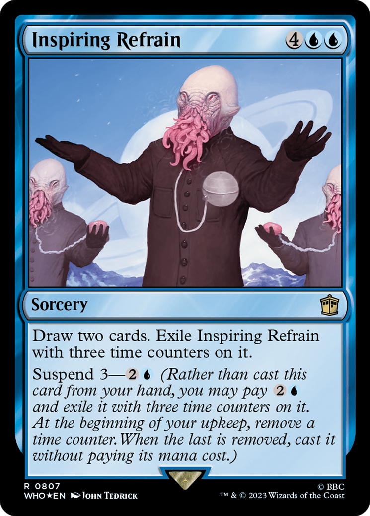 Inspiring Refrain (Surge Foil) [Doctor Who] | Exor Games Summserside